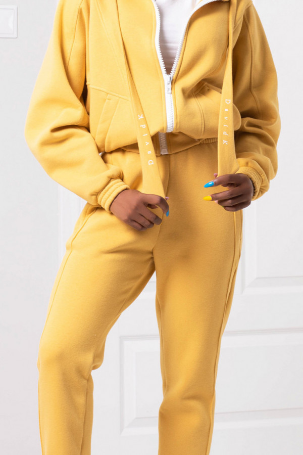 Spodnie dresowe Żółte Dagna 104 A